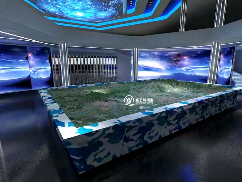 軍事電子互動(dòng)沙盤模型